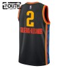 Maillot Enfant Oklahoma City Thunder Shai Gilgeous-Alexander 2024-25 Nike City Edition Noir Swingman